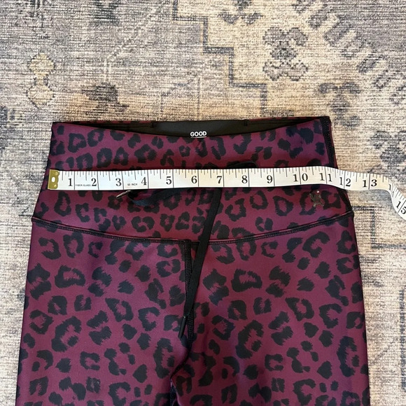 Good American women’s tie waist high rise leopard ombré leggings size XS(0) - Picture 11 of 11